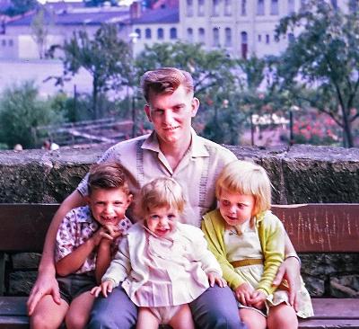 Germany 61-62 with children (left to right) Rick, Nicole, Michele